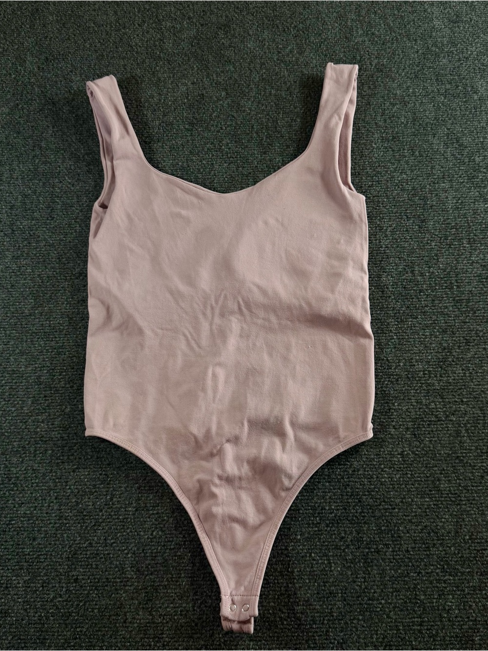 Intimately Free People V Neck Sleeveless Bodysuit Lavender Minimalist Size XS/S